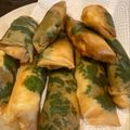 ♪たぁちゃん♪'s cooksnap of when they made 大葉がアクセント☆ささみチーズ春巻.