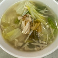 なーなちゃん's cooksnap of when they made 簡単あと1品　生姜と白菜とキノコのスープ.