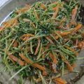ももんじゃー's cooksnap of when they made 豆苗と人参の胡麻和え.