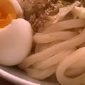 MULA's cooksnap of when they made レンジでランチ♪お手軽！塩キャベツうどん.