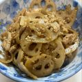 hirosabumi's cooksnap of when they made ご飯が進む～♪蓮根とひき肉のきんぴら.