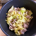 みーちゃんOOR's cooksnap of when they made ほったらかし！豚こまとキャベツ白だし蒸し.