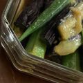 MULA's cooksnap of when they made 生姜香る♪めんつゆでナスとオクラの煮浸し.