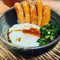 料理男子部🍻's cooksnap of when they made パッと完成♬ウインナー＆目玉焼き丼♡.