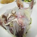 クックE662AA☆'s cooksnap of when they made レンジで簡単・・鯛のあらの酒蒸し.