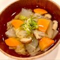 悠LOVE航's cooksnap of when they made オッサンの和風コンソメスープ.