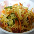 ふりーばるーん's cooksnap of when they made カニカマとキャベツのマヨ炒め、カレー風味.