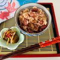 よちりんのまーちゃん's cooksnap of when they made 金時豆の炊き込みご飯by長岡赤飯.
