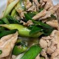 作るの苦手なの's cooksnap of when they made 葉にんにくと豚バラのオイスターソース炒め.