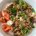 ♪ひつじ's cooksnap of when they made 茄子入り肉みそジャージャー麺.