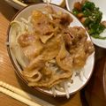 もも's cooksnap of when they made 厚切りで！こってり♡スタミナ豚バラ丼.