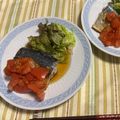 yesmama's cooksnap of when they made 鯖の照り焼き☆トマトソースで♬.