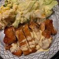 まれ子's cooksnap of when they made 肉料理に！万能ガーリックマヨソース.
