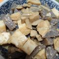くまモンlove's cooksnap of when they made 味が染みてる！厚揚げこんにゃく味噌煮込み.