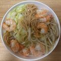かおり♡♡♡'s cooksnap of when they made えび塩焼きそば.
