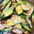y_u♡'s cooksnap of when they made 鶏ささみのアボカドときゅうりの和風丼♪.