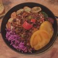 mooon.'s cooksnap of when they made タコライス風♪ひき肉とトマトのさっぱり丼.