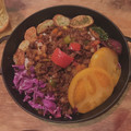 mooon.'s cooksnap of when they made タコライス風♪ひき肉とトマトのさっぱり丼.