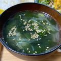 yum＊chim's cooksnap of when they made ほっこり♥わかめスープ.