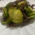 にゃつめ〜's cooksnap of when they made 簡単♪ きくらげときゅうりの胡麻酢和え.