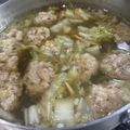 keikomama☆'s cooksnap of when they made 365スープ18冬のゴボウ白菜肉団子汁.