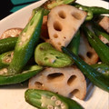 クック☆やーっ！'s cooksnap of when they made オクラとれんこんのバターしょう油炒め.