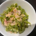 ＭＩ−ＳＡＮ's cooksnap of when they made ピーマンとハムのスィートチリマヨ和え.