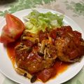 クックJG96LK☆'s cooksnap of when they made 簡単美味しい！トマト缶で煮込みハンバーグ.