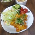 そらてんママ's cooksnap of when they made 黄金比率の甘辛たれ♬　鶏胸肉で鶏チリ☆.
