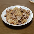 ｻﾝﾃﾞｨﾅ's cooksnap of when they made スライス大根と豚肉のにんにく醤油炒め.