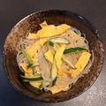 ほか弁ママ's cooksnap of when they made 学校給食のバンサンスー☆中華風春雨サラダ.