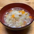 北京パンダ's cooksnap of when they made 余った鶏皮で☆チキンと野菜のスープ.