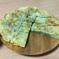みのとん's cooksnap of when they made 【大量消費】シソとチーズのカリカリチヂミ.