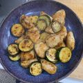じいじい毎日挑戦's cooksnap of when they made 鶏むね肉とズッキーニのポン酢炒め.