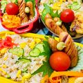 U☆kaoru's cooksnap of when they made シロさんの鮭と卵と胡瓜で作るちらし寿司.