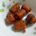 ひんべえ's cooksnap of when they made お魚ソーセージ、揚げちゃいました(^^♪.