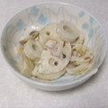 きらり流れ星's cooksnap of when they made れんこんちくわのマヨあえ.