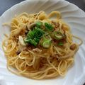 TYSK's cooksnap of when they made ✿生姜風味♡ひき肉としめじの和風パスタ✿.