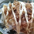 あかぷり's cooksnap of when they made めんつゆマヨ♪新玉オニオンスライス.