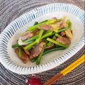 バカリャウ's cooksnap of when they made 砂肝とにんにくの芽の中華炒め.
