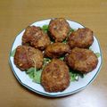 55才のおじさん's cooksnap of when they made 【コスパ最強】鶏ミンチのふわふわ山芋揚げ.