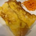 とよすみもも♪'s cooksnap of when they made 漬けこみ不要！簡単食パンフレンチトースト.