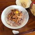 Ruriluru's cooksnap of when they made 納豆のタレの新しい入れ方.