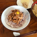 Ruriluru's cooksnap of when they made 納豆のタレの新しい入れ方.