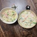 s06007's cooksnap of when they made ハムと大葉とカイワレ大根の春雨サラダ.