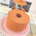 〜みみ〜's cooksnap of when they made シフォンケーキを誰でもきれいに外す方法.
