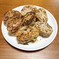 目が固ぷよーこ's cooksnap of when they made レンコンのはさみ焼き（たれ）.