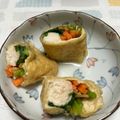 たべたべこ's cooksnap of when they made なんちゃって信田巻き.