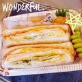 ななみはママ's cooksnap of when they made ランチ＆お弁当に☀ハムエッグサンドイッチ.