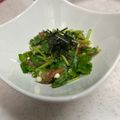 クックDLIV4Z☆'s cooksnap of when they made 混ぜるだけ！梅香る三つ葉大量消費サラダ.